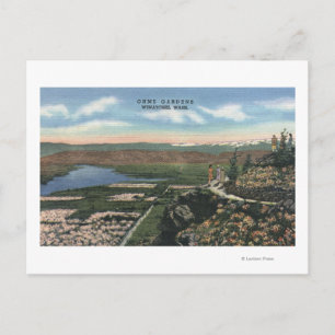 Wenatchee, WashingtonView von Ohme Gardens # 1 Postkarte