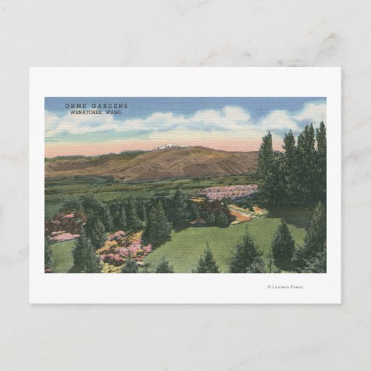 Wenatchee, WashingtonView von Ohme Gardens # 2 Postkarte (Vorderseite)
