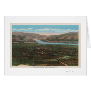 Wenatchee, WAView des Tales u. Columbia River