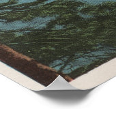 Wenatchee, WAView vom Wenatchee-See Poster (Ecke)