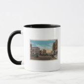 Wenatchee, WAView von Wenatchee Ave. Tasse (Links)