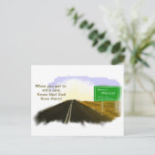 Wend End Road Postcard Postkarte (Stehend Vorderseite)