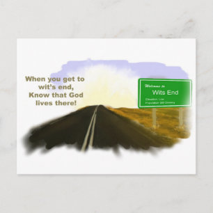 Wend End Road Postcard Postkarte