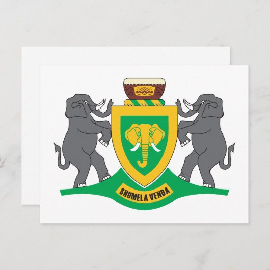 Wenda Coat of Arms Postkarte (Vorne/Hinten)