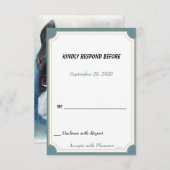 Wende 12 Boston Terrier UAWG RSVP Karte (Vorne/Hinten)