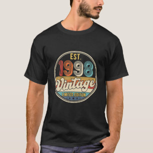 Wende 24 Geburtstagsdekorationen 24. BDay 1998 T-Shirt