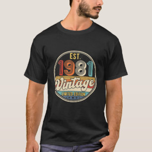Wende 41 Geburtstagsdekorationen 41. BDay 1981 T-Shirt