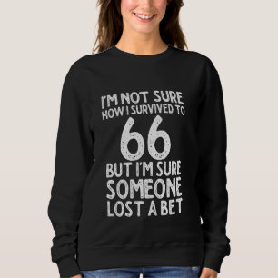 Wende 66 Jahre alt Geburtstag - Funny 66. Geburtst Sweatshirt