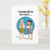 Wende 83 Geburtstagsgrüße Karte (Gelbe Blume)