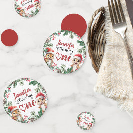 Wende eins | Eichhörnchen Weihnachten 1. Geburtsta Konfetti