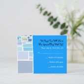 Wende Mauer Israel Bar Bat Mitzvah Repkarte RSVP Karte (Stehend Vorderseite)