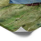 Wende the Hay (Öl auf Leinwand) Poster (Ecke)