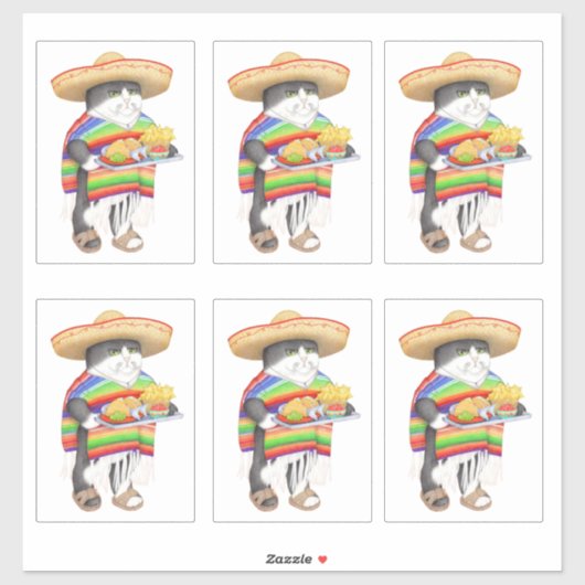 WENDELITO 14" (6 Small) Vinyl Sticker (Blatt)