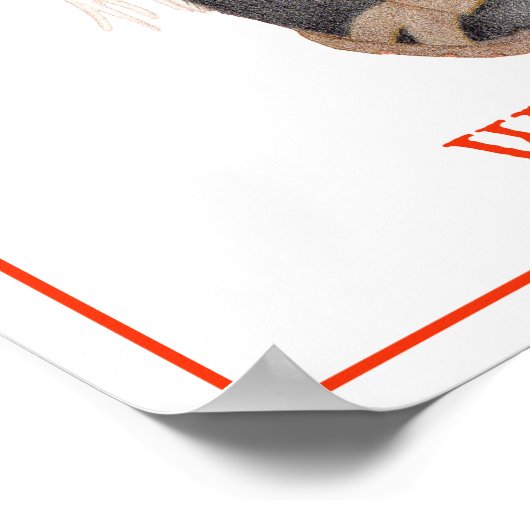 WENDELITO 16"x20" Poster (Ecke)