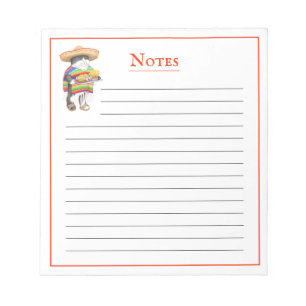 WENDELITO 5,5"x6" Notizblock + Linien