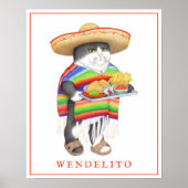 WENDELITO 8"x10" Poster (Vorne)