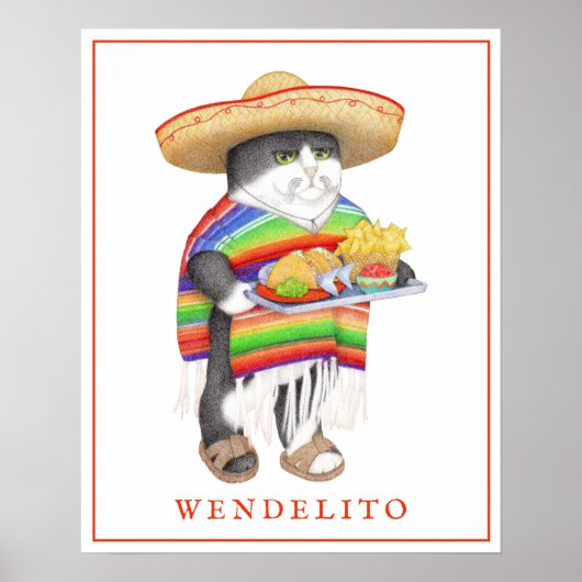 WENDELITO 8"x10" Poster (Vorne)