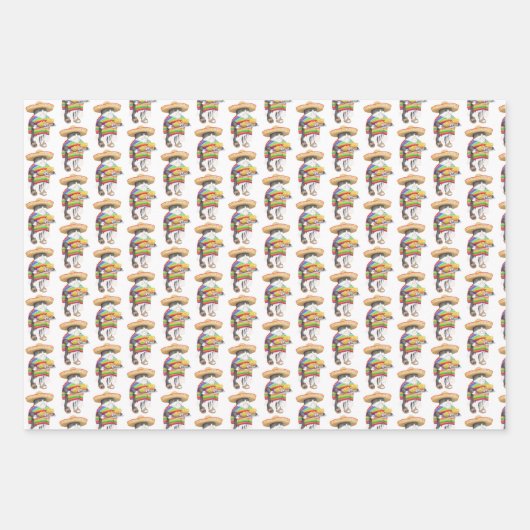 WENDELITO CAT Flatsheet Wrapping Paper Geschenkpapier Set (Vorderseite 3)
