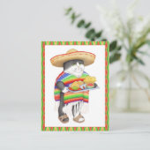 WENDELITO CAT Postcard Feiertagspostkarte (Stehend Vorderseite)