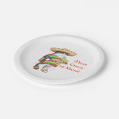 WENDELITO Cinco de Mayo 7" Rundpapier Tafel Pappteller (Schrägansicht)