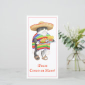 WENDELITO Cinco de Mayo 8x4 Feiertagskarte (Stehend Vorderseite)