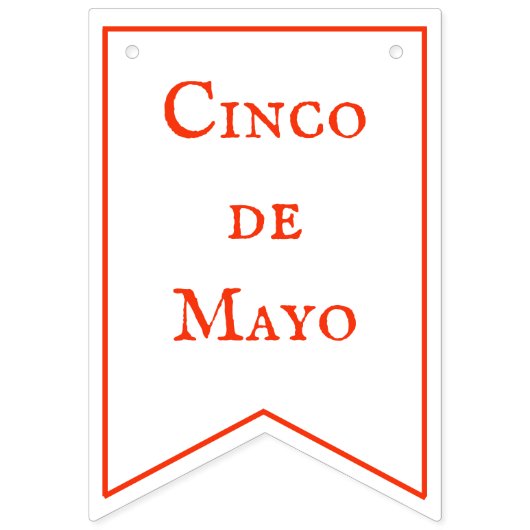 WENDELITO Cinco de Mayo Banner (Zweite Fahne)