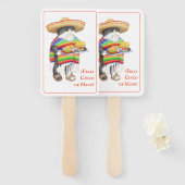 WENDELITO Cinco de Mayo Rectangle Hand Fan Fächer (Vorne und Hinten)