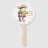 WENDELITO Cinco de Mayo Round Hand Fan Fächer (Rückseite)