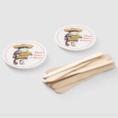 WENDELITO Cinco de Mayo Round Hand Fan Fächer (Non-assembled)