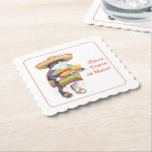 WENDELITO Cinco de Mayo ScallopSquarePaper Unterse Untersetzer (angewinkelt)