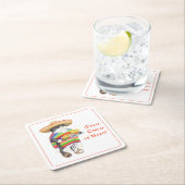 WENDELITO Cinco de Mayo Square Untersetzer (Vor Ort)