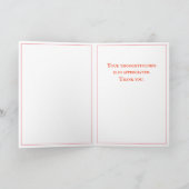 WENDELITO Dankeschön Card Dankeskarte (Innenseite)