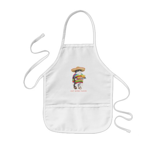 WENDELITO ESSEN Tacos Kids' Schürze (Vorne)