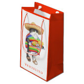 WENDELITO Kleine Geschenktasche Geschenktüte (Rückseite Schrägansicht)