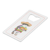 WENDELITO Kreditkarte Flaschenöffner (Vorderseite Schrägansicht)