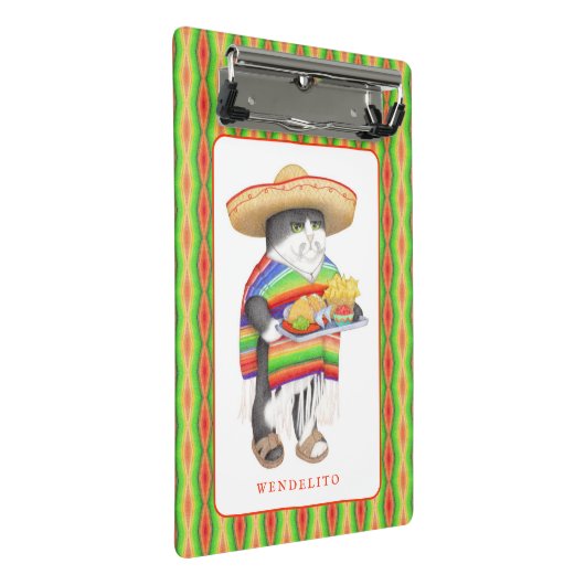 WENDELITO Mini-Zwischenablage Mini Klemmbrett (Schrägansicht)