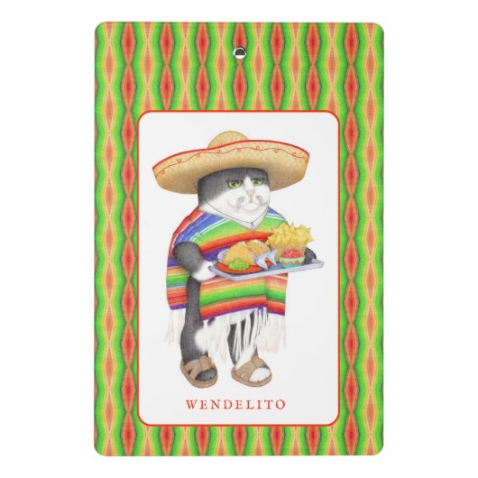 WENDELITO Mini-Zwischenablage Mini Klemmbrett (Rückseite)