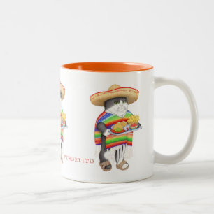 WENDELITO Orange Zwei-Tonen-Tasse Zweifarbige Tasse