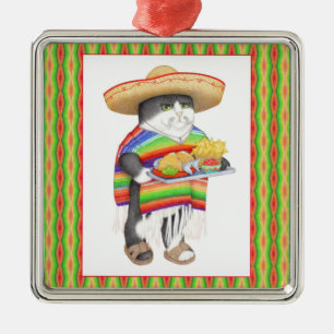 WENDELITO Premium Square Ornament Aus Metall
