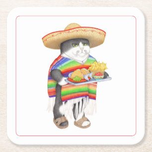 WENDELITO quadratischer Papieruntersetzer Rechteckiger Pappuntersetzer