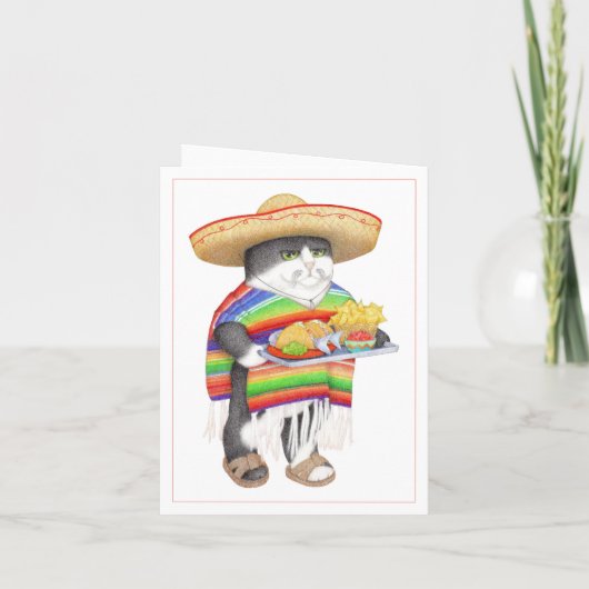 WENDELITO Spanish Weihnachtskarte Feiertagskarte (Rückseite)