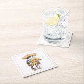 WENDELITO Square Paper Untersetzer (Vor Ort)