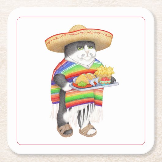 WENDELITO Square Paper Untersetzer (Vorderseite)