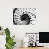 Wendeltreppe Poster (Heimbüro)