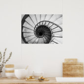 Wendeltreppe Poster (Küche)