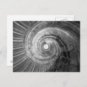 Wendeltreppe Postkarte (Vorne/Hinten)