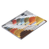 Wendeltreppen, mehrfarbig notizblock (Linke Seite)