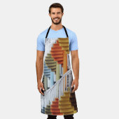 Wendeltreppen, mehrfarbig schürze (Getragen)