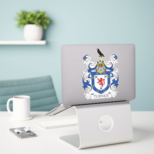 Wendemantel Aufkleber (Laptop auf Schreibtisch)