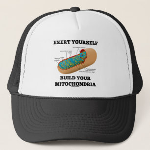 Wenden Sie sich Gestalt Ihre Mitochondrien an Truckerkappe